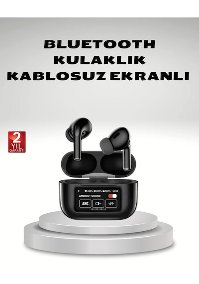 Aktif - 559 - Gürültü Engelleme Anc Kablosuz Bluetooth Kulaklık Dijital Ekranlı, Dokunmatik Ve - Dpmıx-hb - Uzun Pil