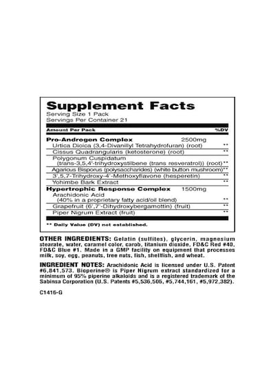 Universal Animal Test Booster Yohimbine 21 Pkt