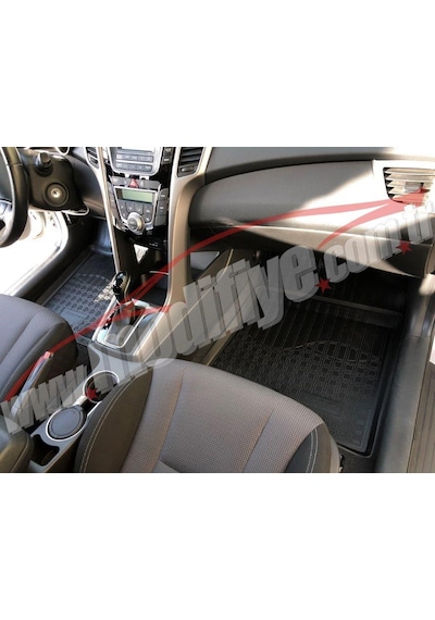Hyundai i30 2013-2014 3D Kauçuk Havuzlu Paspas Kokusuz i 30