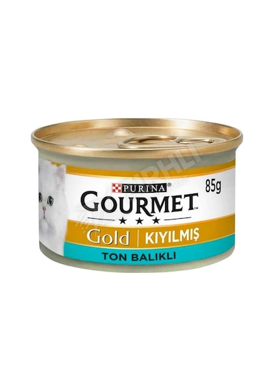 2 Adet Gourmet Gold Kıyılmış Ton Balıklı Yetişkin Kedi Konservesi 85 Gr