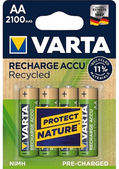 Varta Lcd Plug Plus Şarj Cihazı 12X2100 Mah Aa Şarjlı Pil
