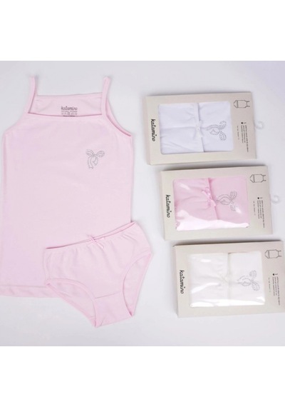 Katamino Tatlım Kız İp Askılı Atlet Slip Takım K128622 Karışık Renk Asorti