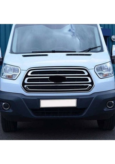 Ford Transit 2014 Ve Üzeri Modeller Krom Sis Çerçevesi 2 Parça Paslanmaz Çelik