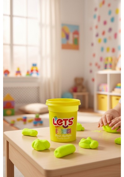 Neon Oyun Hamuru Sarı 110g