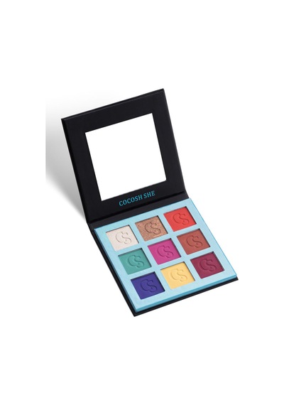 Cocosh She Colorful 9 Renk Göz Farı Paleti, Yüksek Pigmentasyon, Topaklanmaz, Kolay Dağılım - 9 Color Diğer