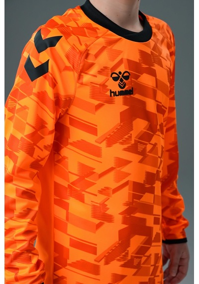 Hummel Line Kaleci Tek Üst Forma Neon Turuncu Çocuk