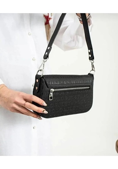 Just Polo Kadın Günlük Su Geçirmez Şık El & Omuz Çantası Shoulder Bag Siyah