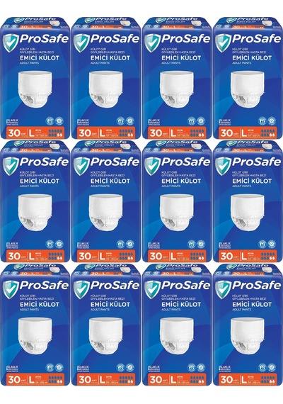 Prosafe Emici Külot Hasta Bezi Büyük-large 360 Adet 12pk 30 L