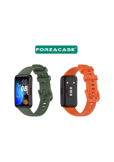 Forzacase Huawei Band 9 İçin Tokalı Silikon Kordon Kayış - Fc541