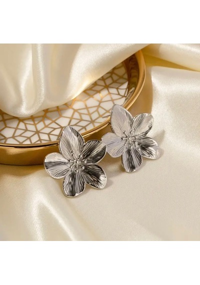 Kadın Çelik Küpe Elegant Lotus Küpe 001