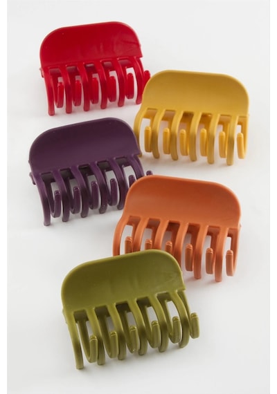 Düz Renkli Mandal Toka 6 Cm Sarı