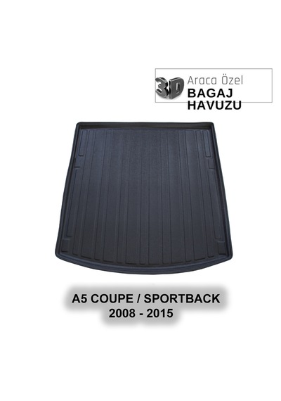 Audı A5 Coupe - Sportback 2008 - 2015 Araca Özel 3d Bagaj Havuzu