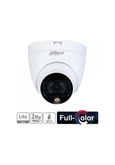 Dahua Hac-hdw1209tlq-led-0280b 2mpix 20 Mt Gece Gör.,2,8mm Lens, Full Color,4 In 1, Dome Kamera