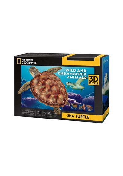 National Geographic - Deniz Kaplumbağası 3d Puzzle Ds1080h