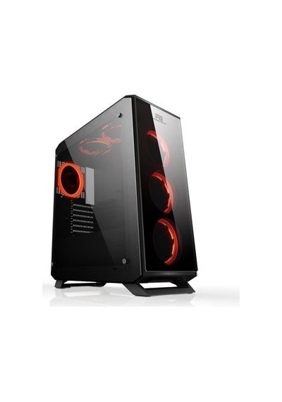Power Boost Vk-G3903S Usb3.0 Full Siyah Tempered Glass Halo Regu