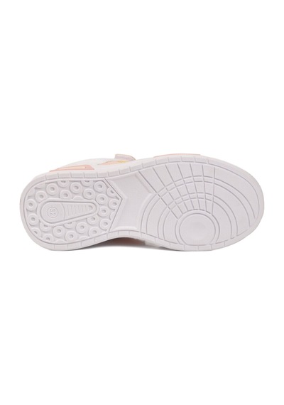 Reyber Pudra Beyaz Cırtlı Fileli Hafif Unisex Çocuk Spor Ayakkabı 026 F Pudra-beyaz