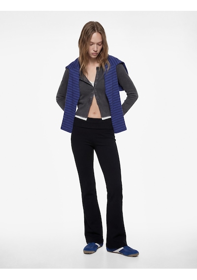 Koton Slim Fit Normal Bel Düz Paça Tayt Pantolon Siyah 6wal40109ık Siyah