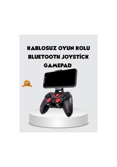 Bluetooth Gamepad Kablosuz Oyun Kumandası Tek Cihaz Destekli - Hs08378748-7179 Renkli