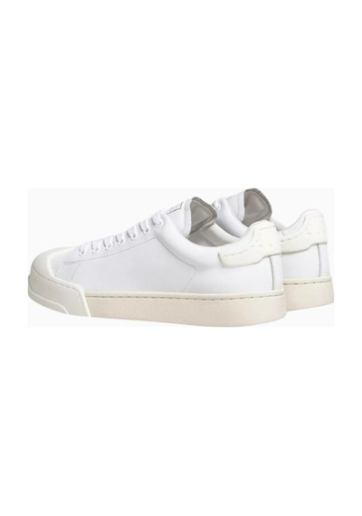 Marni Dada Bumper Deri Kadın Sneakers, Modern Tasarım Ve Italyan Işçiliği Beyaz