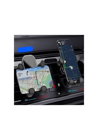 Araç İçi Telefon Tutucu Havalandırma Çıkışı Klipsli Car Holder Yatay Ve Dikey Kullanabilme Siyah