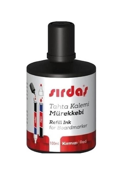 Sırdaş Tahta Kalemi Mürekkebi 100 Ml Kırmızı
