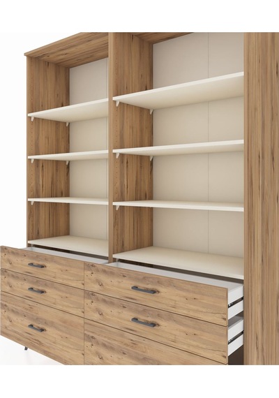 Hyperion Gardrop 8 Raflı 6 Çekmeceli 176x44x221 Çam-aytaşı/çam Aytaşı/çam Hyperion Gardrop 8 Raflı 6 Çekmeceli 176x44x221 Çam-aytaşı/çam Aytaşı/çam