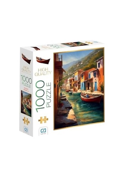 Kayıklar 1000 Parça 2,2mm Kalınlık 48x68cm Profesyonel Hobi Puzzle Yapboz Serisi