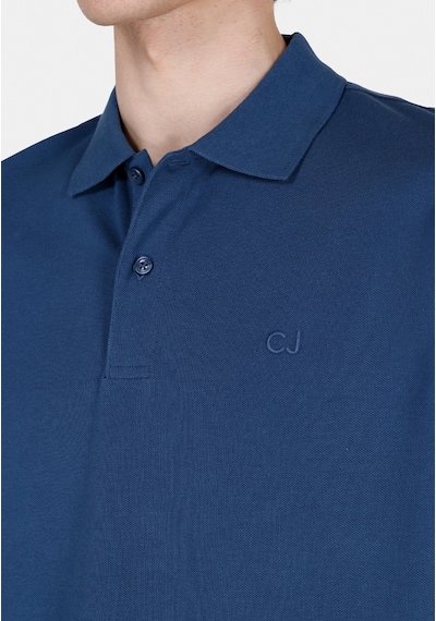 Colin's Colins Regular Fit Polo Yaka Düz Erkek Mavi Kısa Kol Tişört Cl1073960 Q1.v2 Blu Koyu Mavi