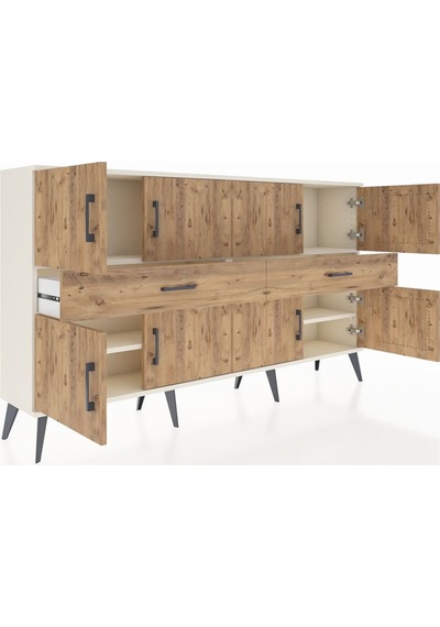 Arges Konsol 4 Raflı 2 Çekmeceli 8 Kapaklı 176x30x99 Aytaşı-çam Aytaşı-çam Arges Konsol 4 Raflı 2 Çekmeceli 8 Kapaklı 176x30x99 Aytaşı-çam Aytaşı-çam