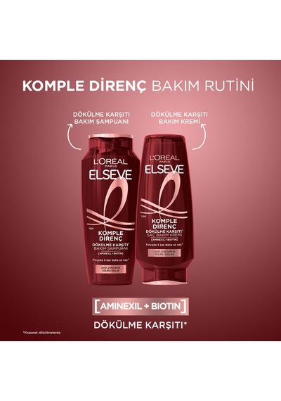 Elseve Komple Direnç Dökülme Karşıtı Şampuan 400 Ml