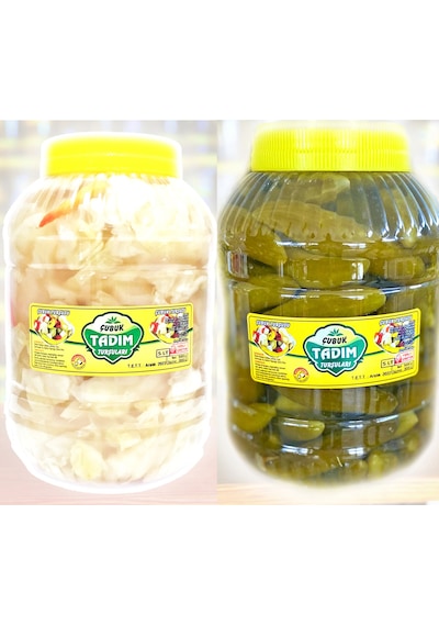 Çubuk Tadım Turşuları Lahana Turşusu 5 KG + Salatalık Turşusu 5 KG