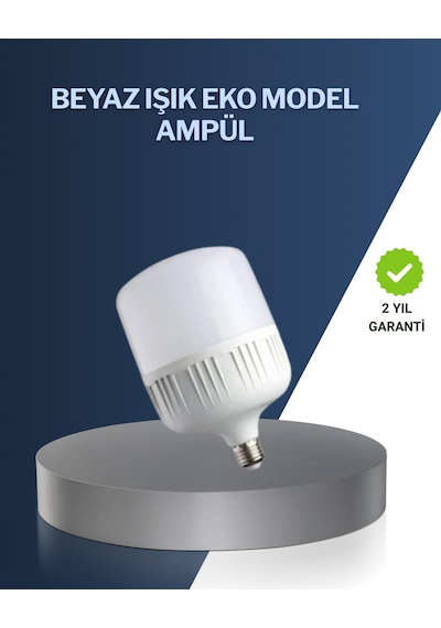 Uzun - 797 - Ömürlü Şarjlı Led Ampul 30 Watt - Zero-hls - Güçlü Aydınlatma