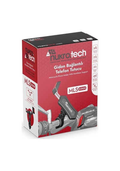 Nukrotech Mls Gidon Bağlantılı Telefon Tutucu Siyah