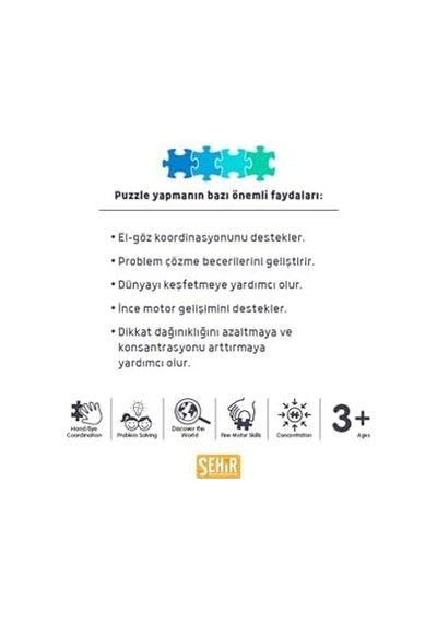 Eski Dünya Haritası 1000 Parça 2,2mm Kalınlık 48x68cm Profesyonel Hobi Puzzle Yapboz Serisi