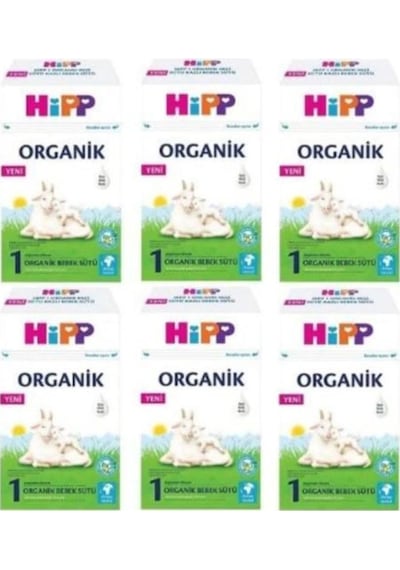 Hipp Organik 1 Keçi Sütü Bazlı Bebek Sütü 400 Gr 6 Adet