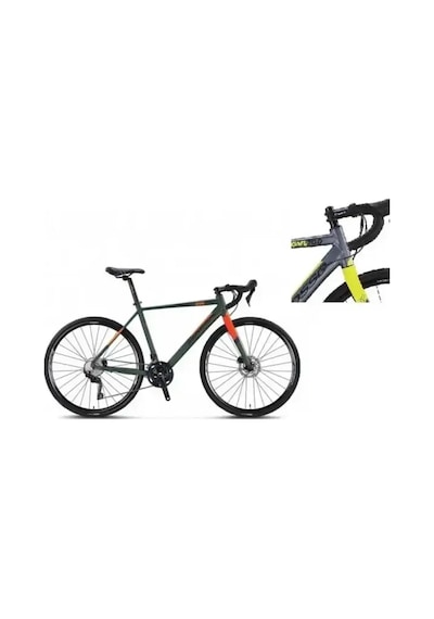 Mosso Gvl700-grx400 Erkek Yarış Bisikleti 580h Hd 28 Jant 20 Vites Antrasıt-lıme Çok Renkli 97067625