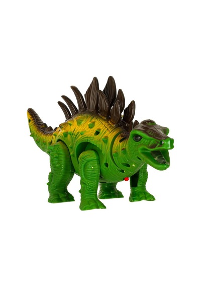Sesli Işıklı Yürüyen Dinazor Oyuncak Stegosaurus Pilli Hareketli Büyük Boy Erkek Çocuk Oyuncak 28 Cm