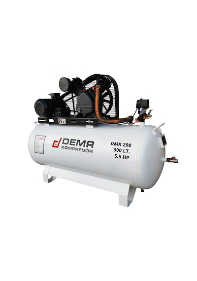Demr Kompresör Pistonlu 300 LT 2 Kafa 12 Bar 5.5 HP IDMK290 Hava Kompresörü