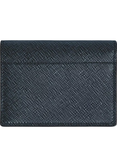 Mont Blanc Montblanc Sartorial Nano Continental Tweed Mavi Cüzdan 220380