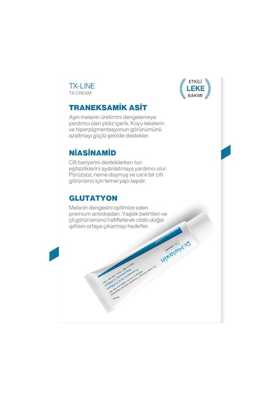 Tx Cream Derin Koyu Lekeler, Güneş Lekeleri İçin Anti Melasma Leke Kremi&ton Eşitleyici 50ml