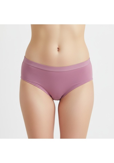 Bonbon Kadın Pamuklu Chekly Şort Külot Bb2116 Gül Kurusu