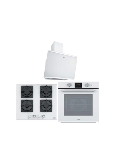 Franke Beyaz Ankastre Set FSL 86 H WH - FHNS 604 4G WH C - FPJ 615 V WH/SS