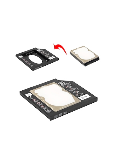 9.5mm Sata Harddisk Kutu -caddy Kızak Kutu-9.5mm Hdd Caddy