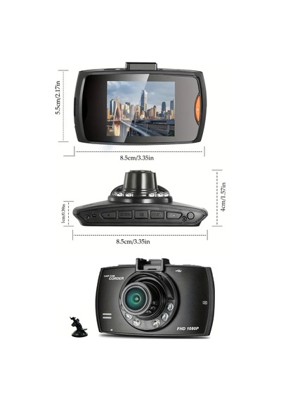 Araç İçi 4k Kamera Vantuzlu Portatif Yüksek Kalite Kamera Araç İçi Kamera