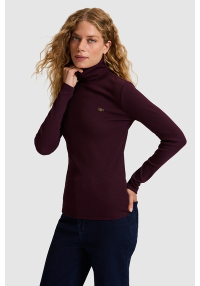 U.s. Polo Assn. Kadın Koyu Plum Tişört 50333795-vr180 Dark Plum