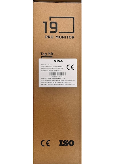 19" Viva M-19 Monitör