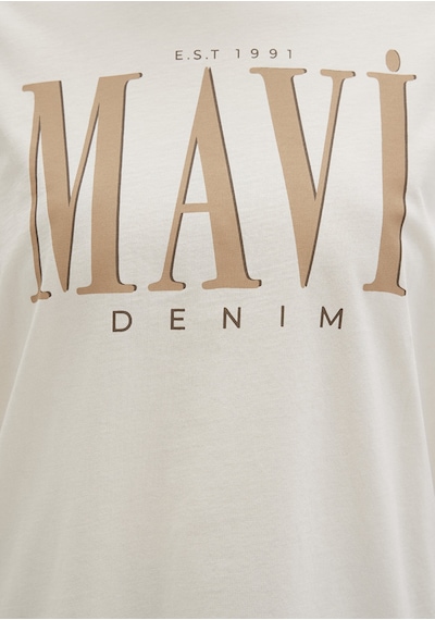Mavi - Mavi Logo Baskılı Bej Tişört 1611990-70008 Bej Mavi - Mavi Logo Baskılı Bej Tişört 1611990-70008 Bej