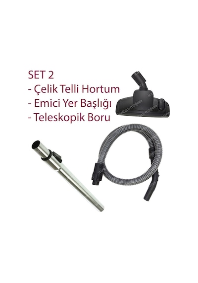 Beko Uyumlu Bks 1330 Elektrikli Süpürge Hortumu Başlığı Fırçası Borusu