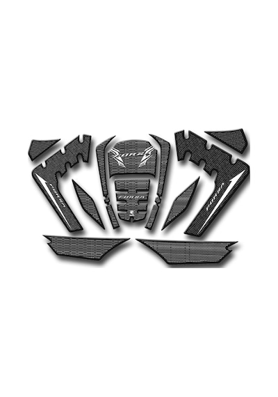 Honda Forza 250 Tank Pad Seti Karbon Beyaz