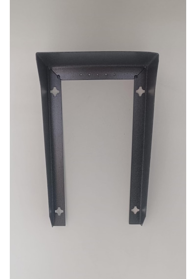 Diafon Zil Paneli Koruyucu Kapı Zili Metal Yağmurluk Aparatı, Antrasit, 15 X 27,5 X 8 Mm